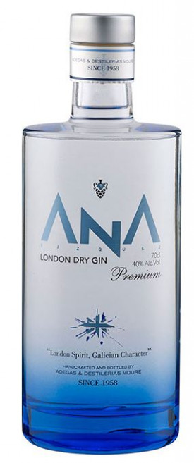 " ANA LONDON DRY PREMIUM GIN ", 0.75 L.,*WINESCOUT7*, SPANIEN-RIBERA-SACRA