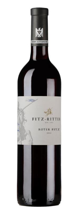 FITZ RITTER " ROTER FITZ  ", 0.7 L.,*WINESCOUT7*, DE-PFALZ